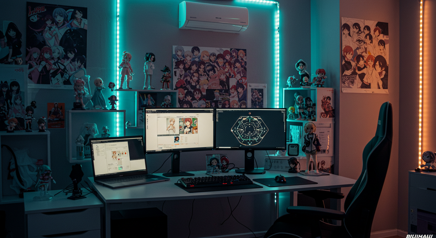 Современная молодежь в кафе смотрит аниме и стримы на Bilibili