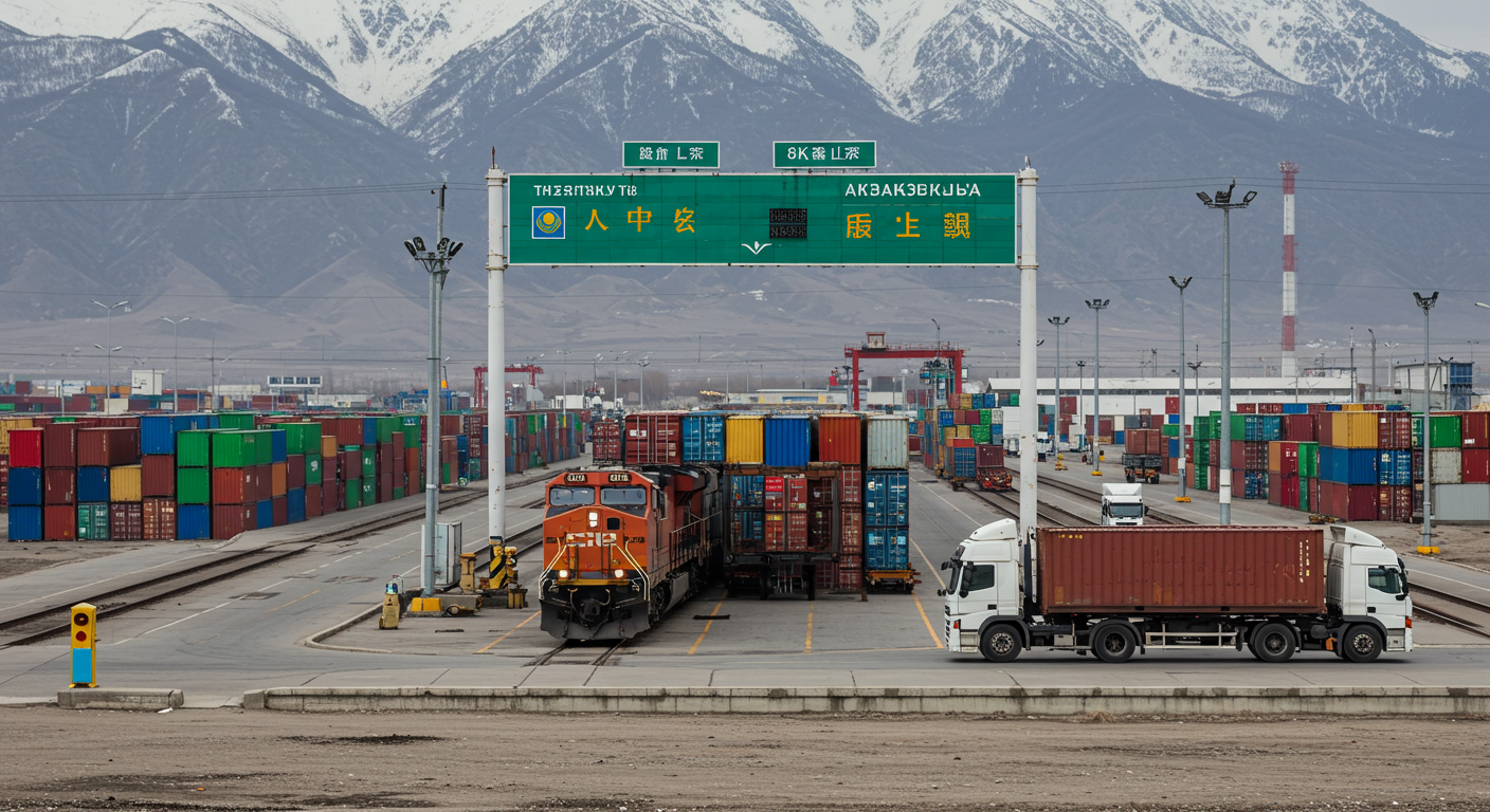 Автоматизированный склад в Казахстане с роботами и рабочими, готовыми к e-commerce