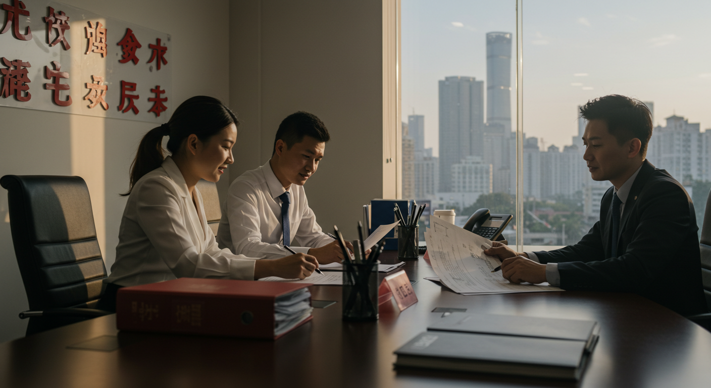 Экспортный хаб в Китае с грузовиками и контейнерами для ВЭД