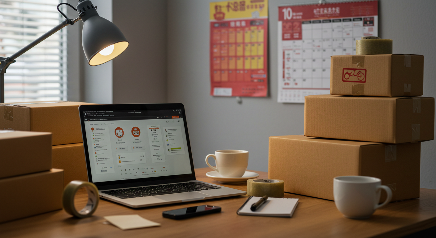 Грузовик на контрольно-пропускном пункте с флагами России и Китая