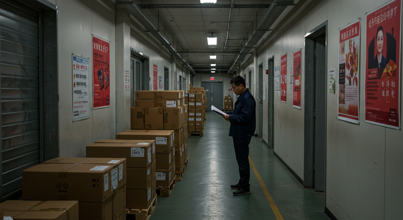 Инспекторы оценивают потребительские товары на фабричном этаже в Китае