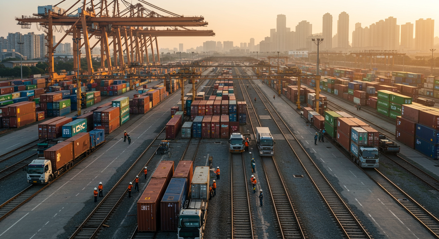 Инспекция качества упаковки товаров в китайской фабрике, работник проверяет гаджеты