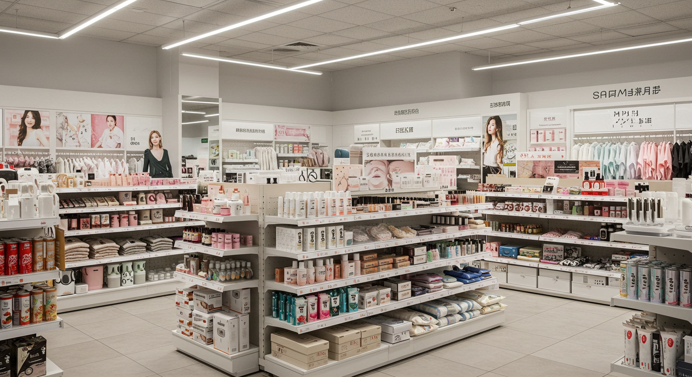 Инспекция логистики на складе Садовод, агент проверяет одежду и коробки