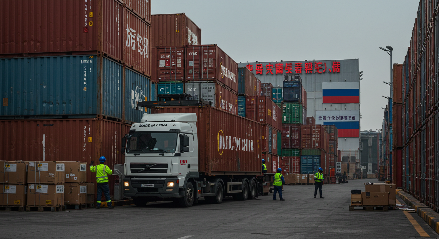 Интерьер магазина электроники с товарами Xiaomi и Huawei в Москве