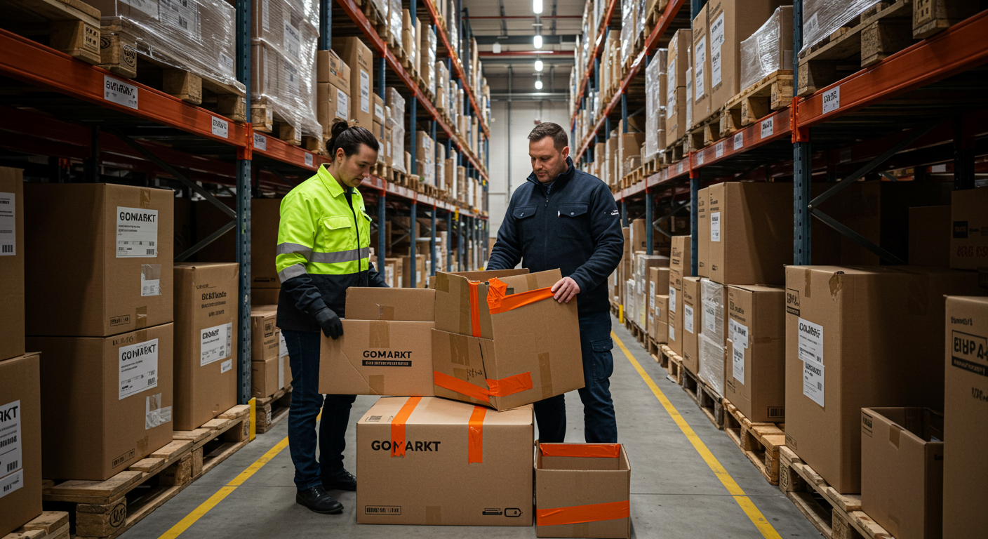 Интерьер рынка ТЯК Москва с витринами и покупателями