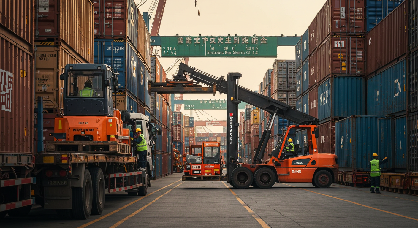 Качество контроля в китайском складе, проверка оборудования с китайскими этикетками