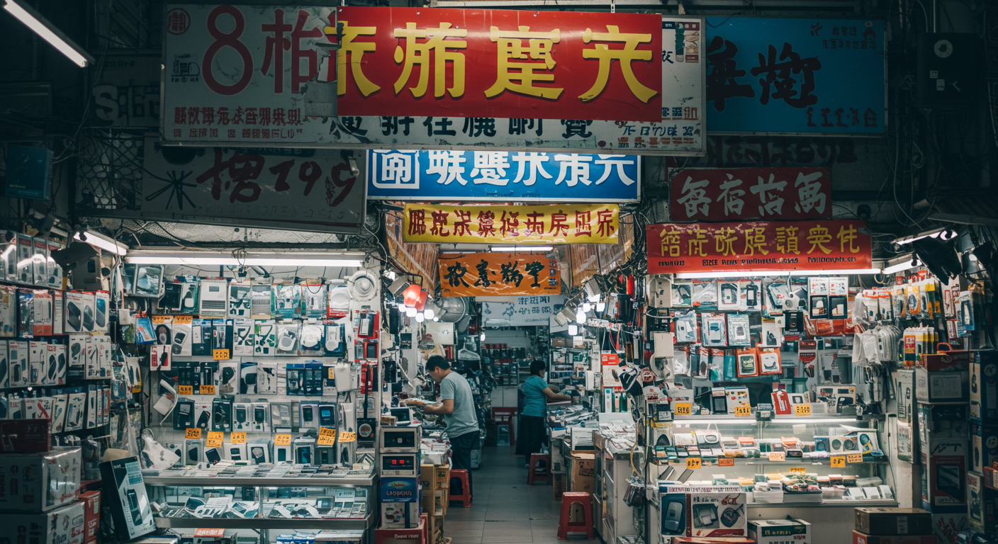 Китайский склад с готовыми к экспорту коробками и яркой упаковкой