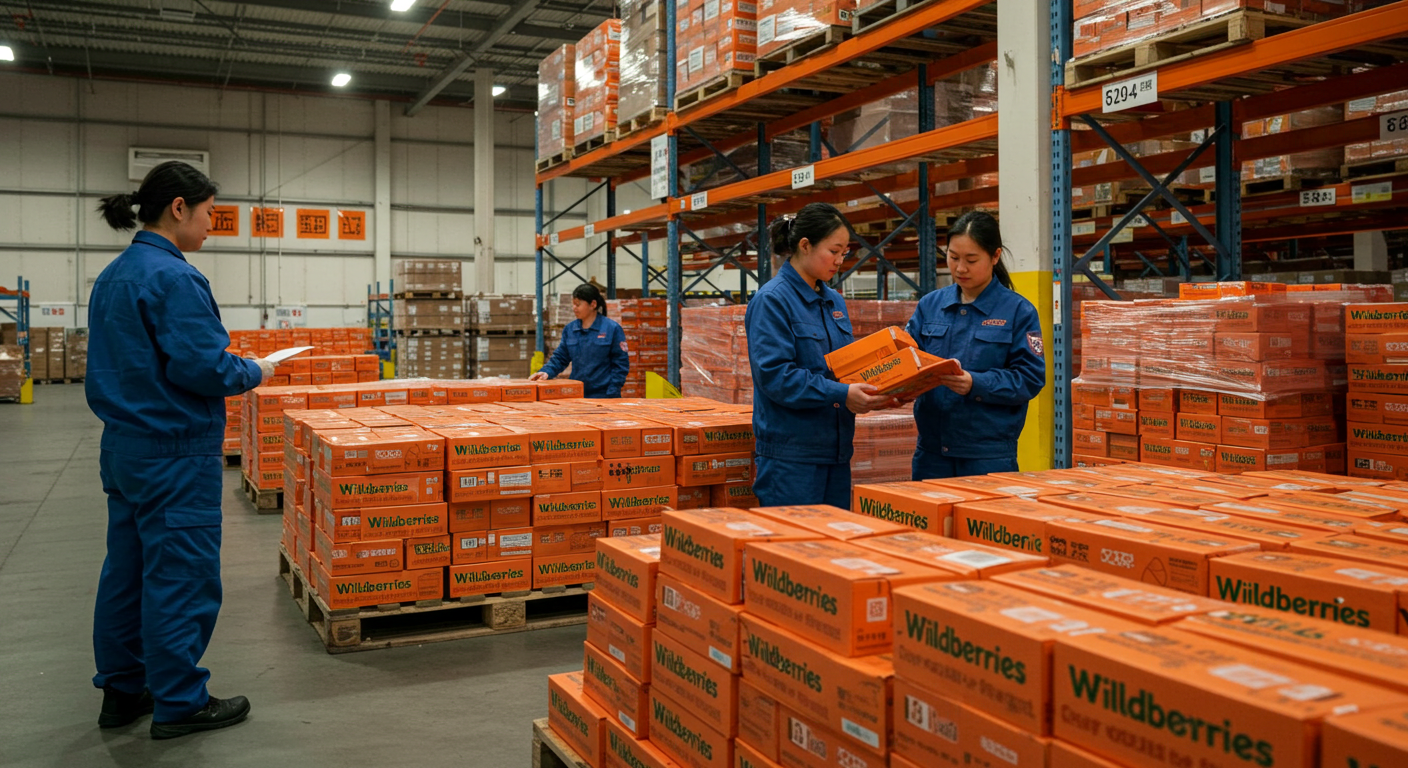 Команда проверяет карточки товара для Wildberries с аналитикой на экранах ноутбуков