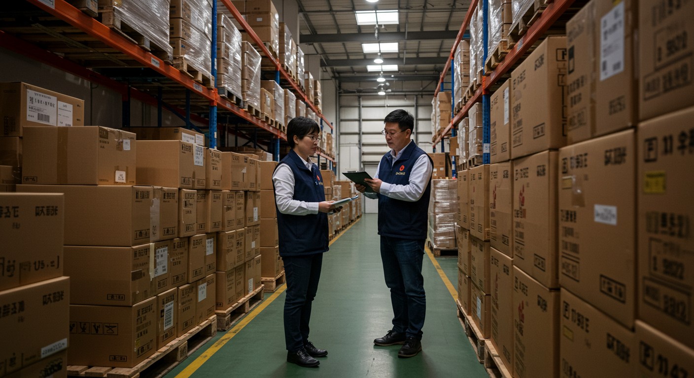 Комната логистики с маршрутами отправок между Китаем и Россией