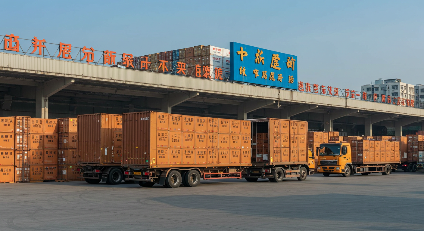 Комната планирования доставки с картой маршрута Китай-Россия через Казахстан