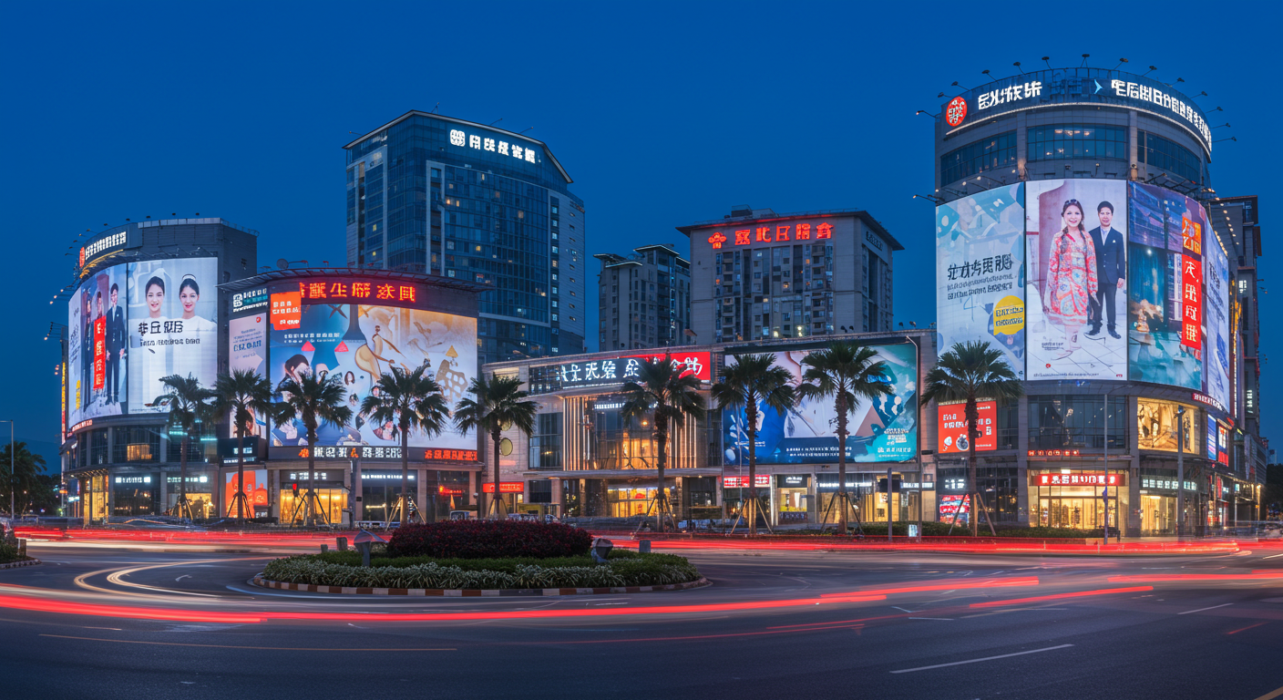 Логистический хаб в порту Хайнаня с контейнерами и грузовиками