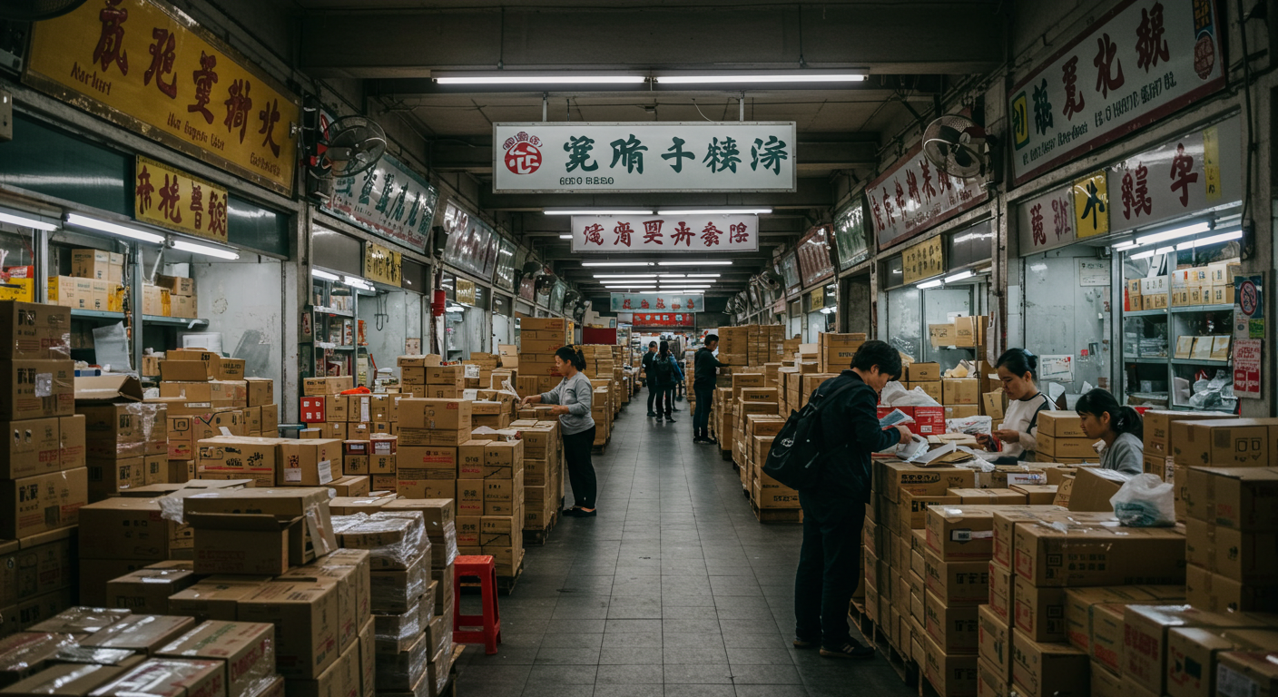 Логистический хаб с готовыми грузами и китайским офисом таможни
