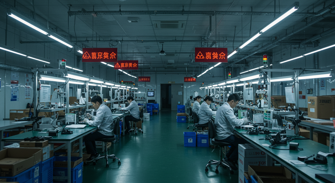 Логистический хаб в Шэньчжэне с кранами и контейнерами на экспорт