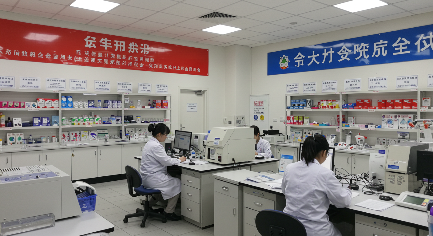 Логистический менеджер проверяет документы для сертификации товаров в офисе