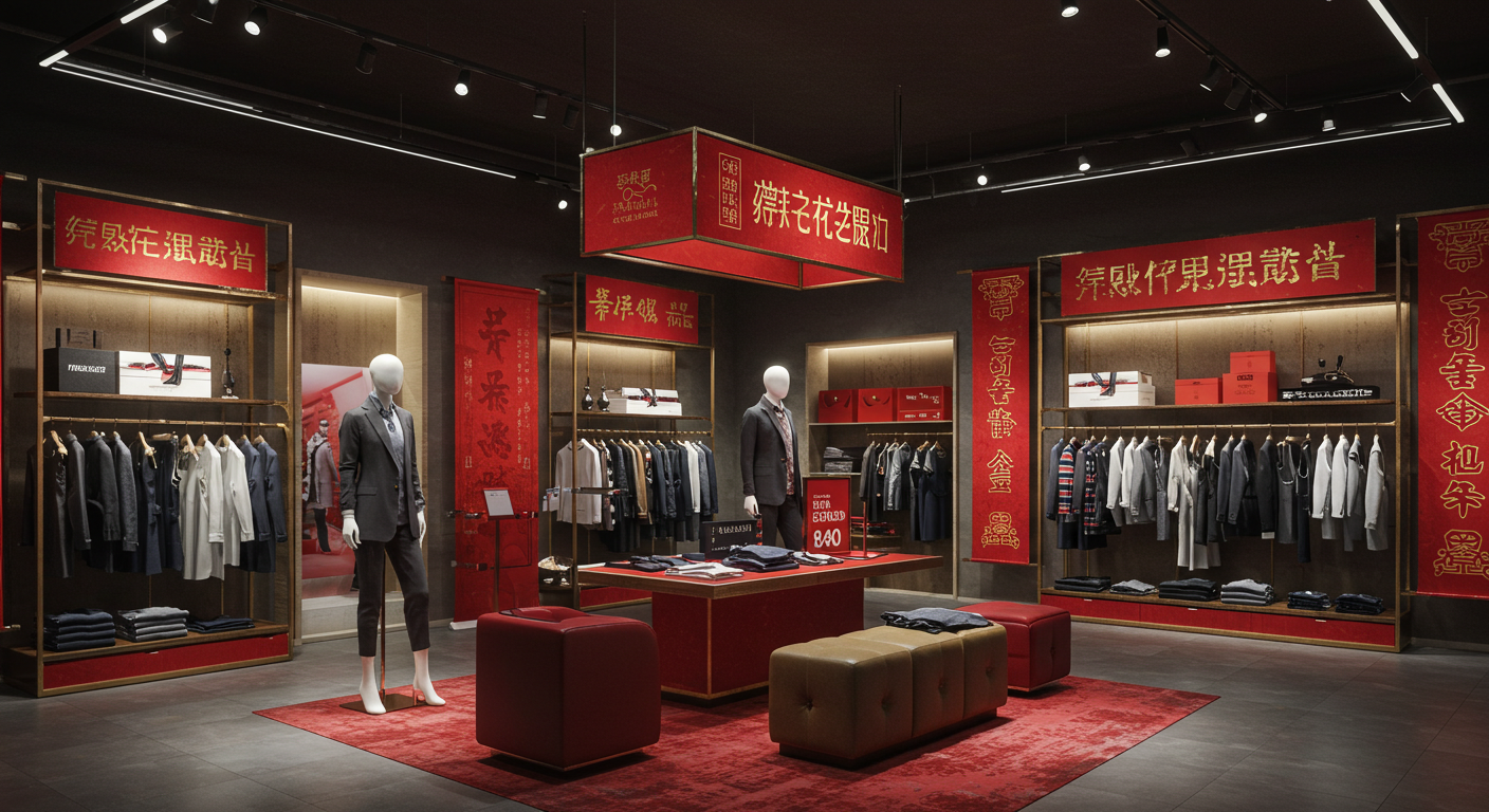 Логистический офис с модной одеждой и документами для сертификации из Китая