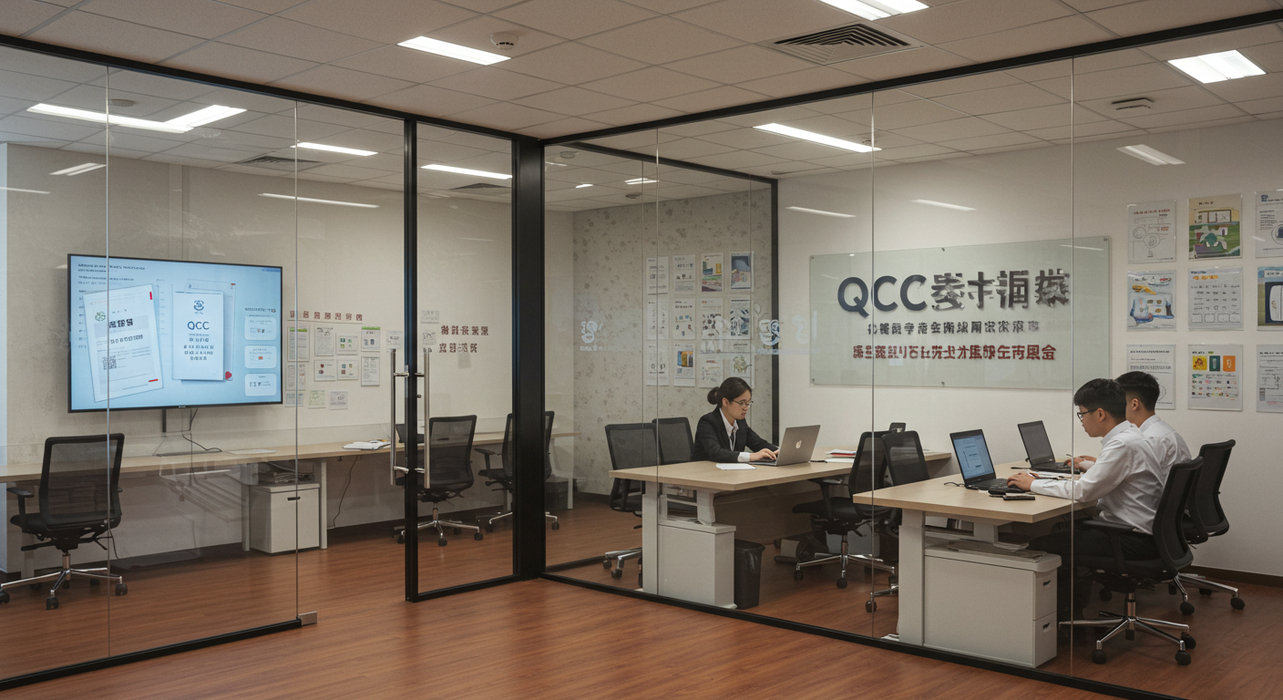 Логистический центр в Китае с контейнерами и специалистами на проверке документов