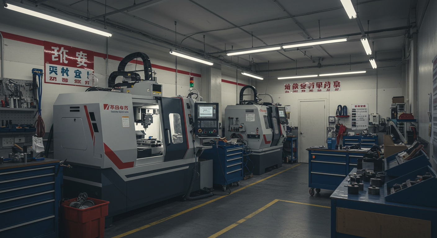 Мини-завод в гараже с лазерным станком и упаковочным оборудованием из Китая