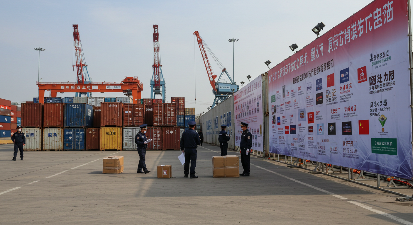 Офис аккредитованного центра с документом 'Отказное письмо' и порталом таможни