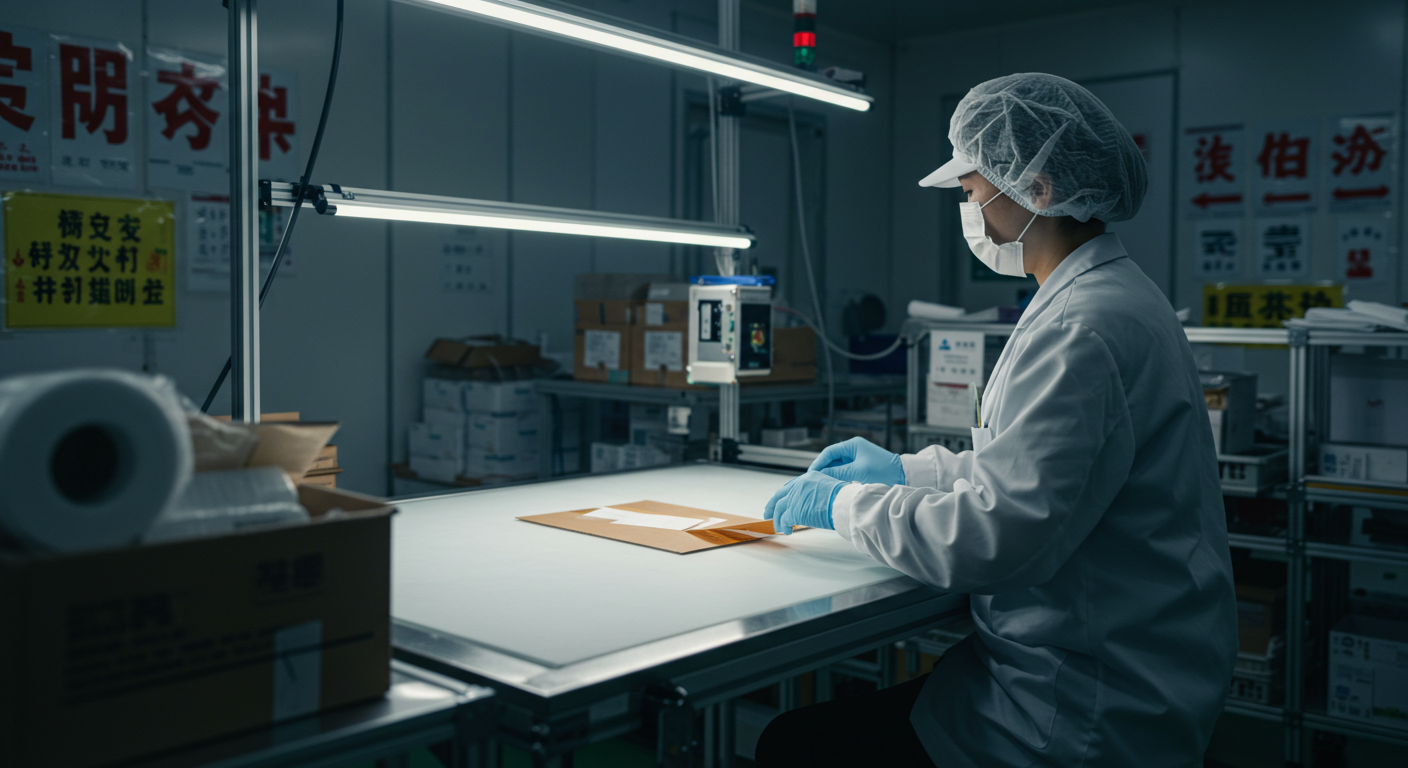 Офис с агентами, проверяющими документы поставщиков из Китая