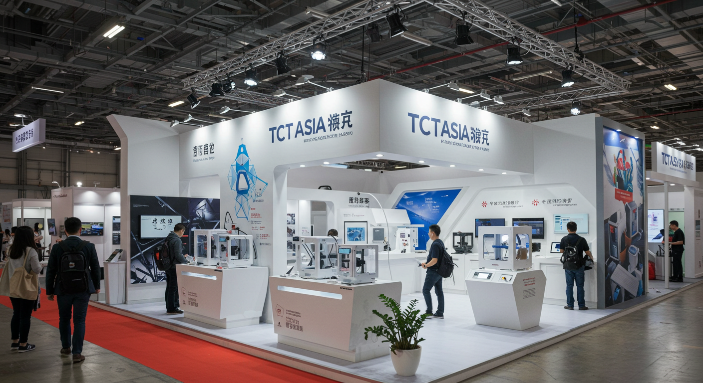 Офис стартапа в Китае, тестирующий настольные 3D-принтеры с яркими катушками PLA