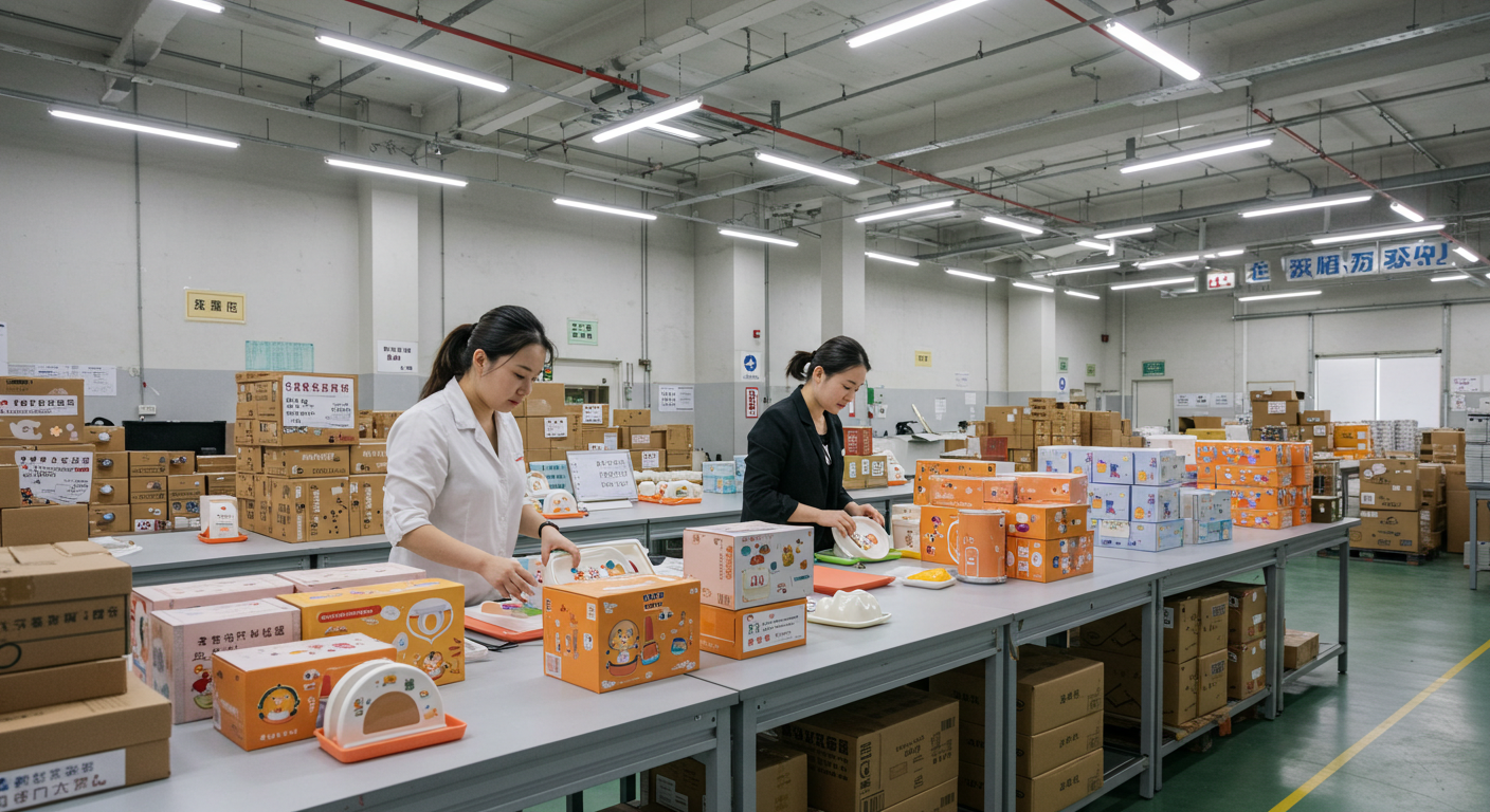 Оптовая павильон на рынке ТЯК, продавцы взаимодействуют с покупателями