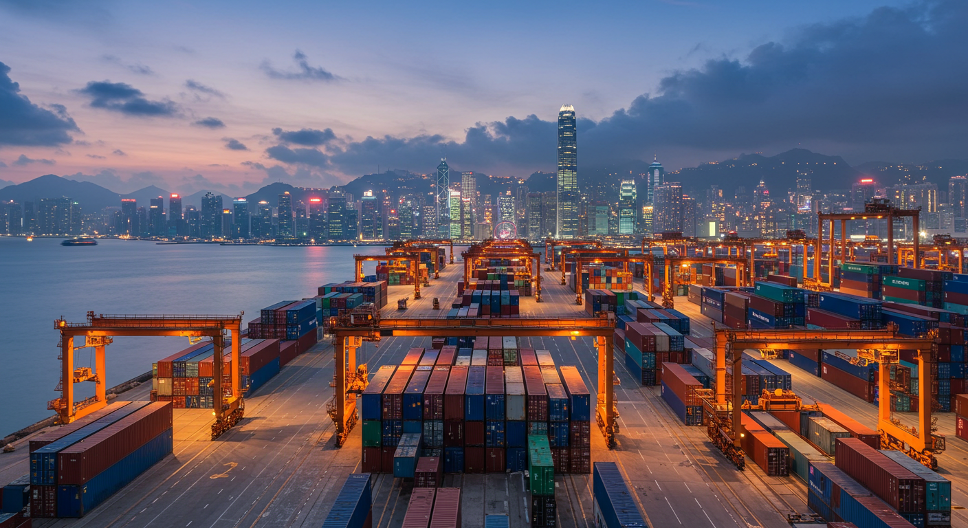 Оптовый рынок электроники в Шэньчжэне с яркими LED-вывесками