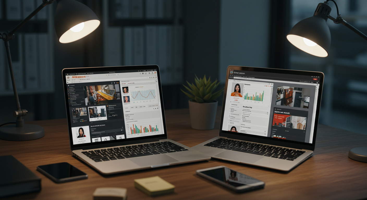 Панорамный вид на кантонскую выставку с современными стендами и покупателями