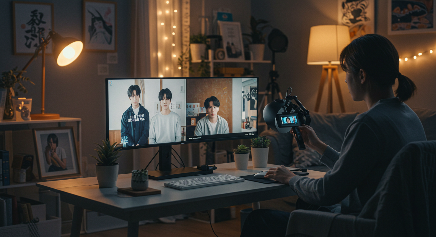 Пользователи Bilibili снимают видео в модном переулке Шанхая с акцентами цвета #CB5017