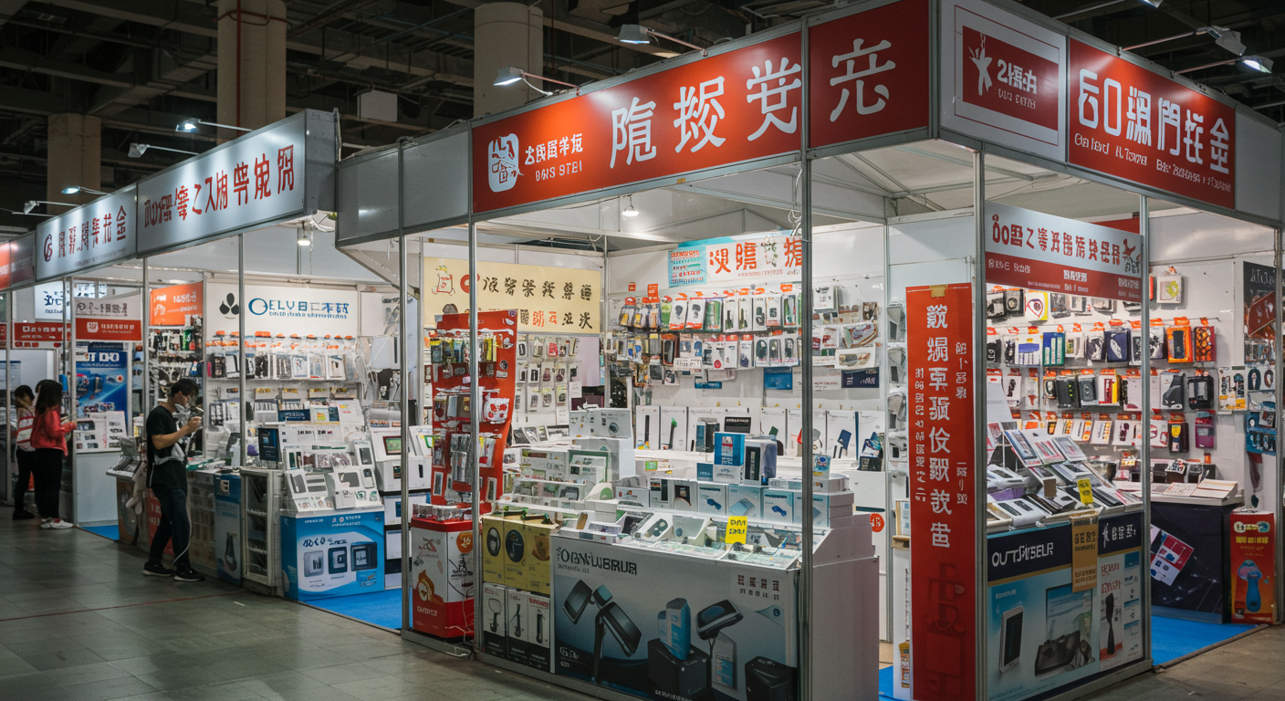 Рабочие на китайском складе проверяют упаковку товаров для экспорта