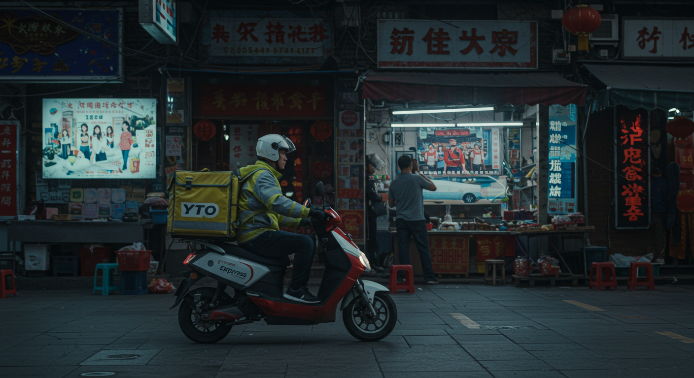 Рабочие на упаковочной линии в китайском центре выполнения заказов с проверкой товаров