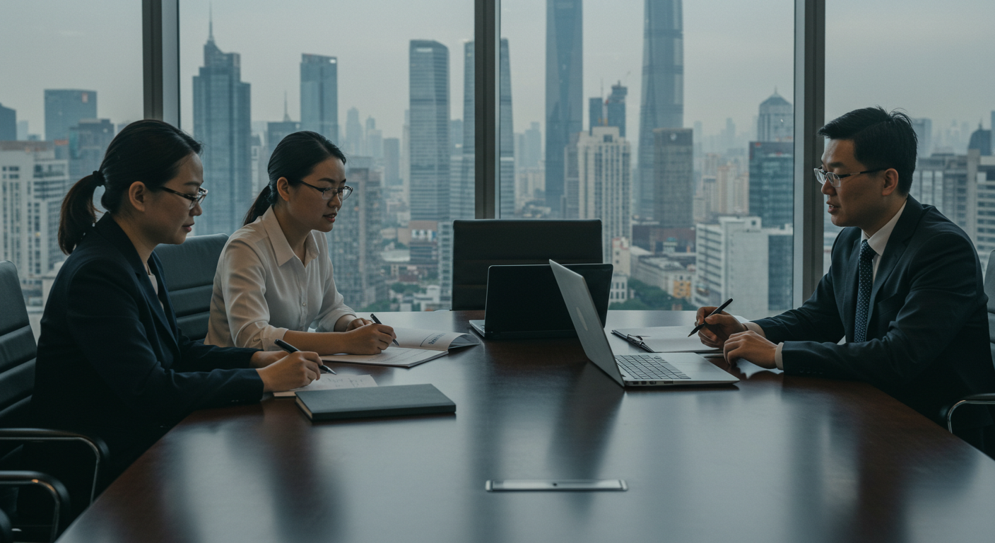 Работники проверяют упаковки в китайском логистическом центре