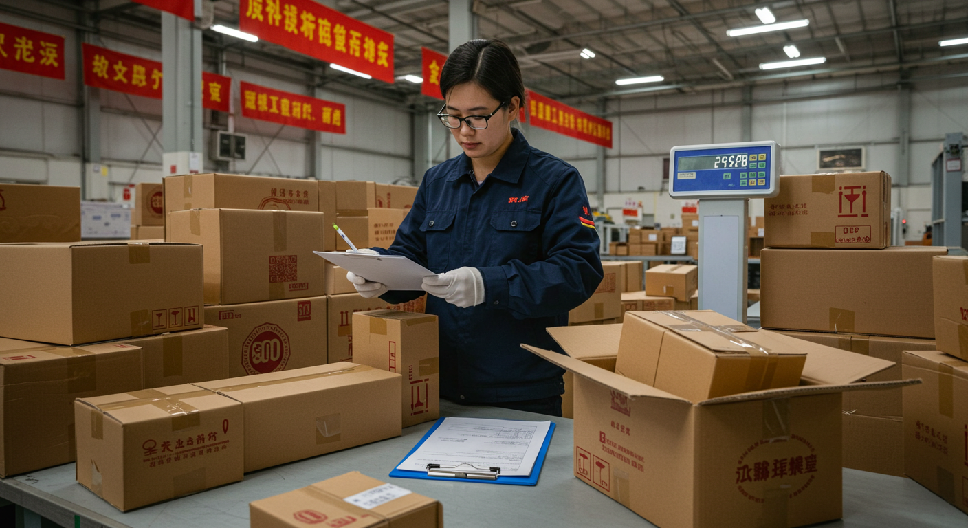 Русскоязычный консультант показывает клиенту товары на сайте 1688 в офисе в Китае