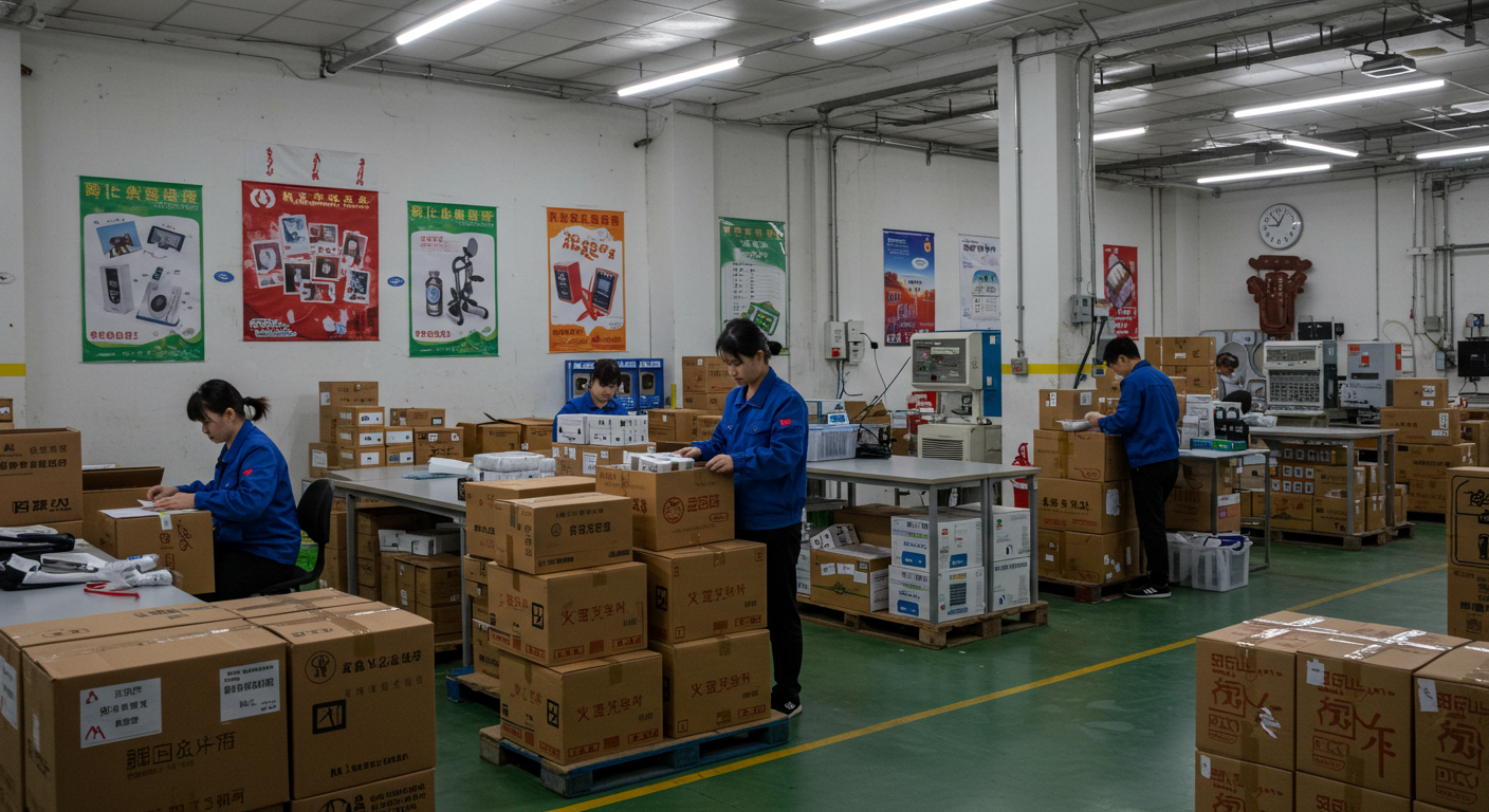 Широкий взгляд на контейнерный терминал порта Далянь и краны