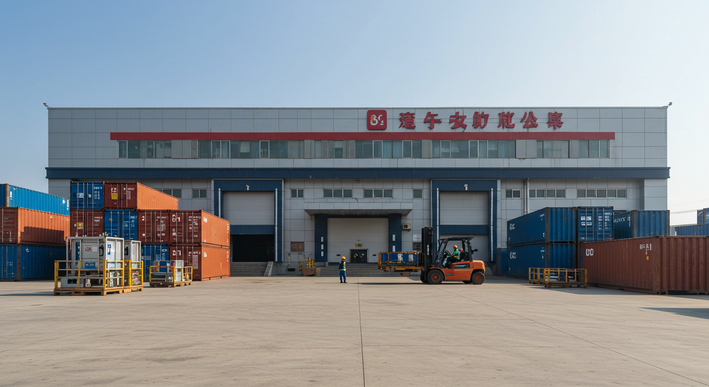 Шоурум китайского оборудования с выставленными станками для экспорта и покупателями