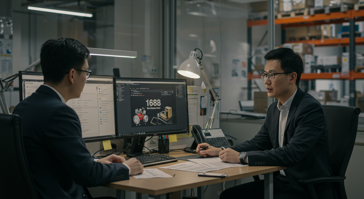 Склад с проверкой крупных заказов перед отправкой в Россию через посредника 1688