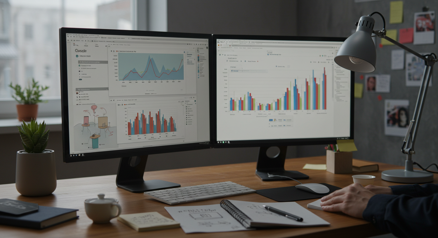 Склад с работниками, анализирующими трендовые товары для бизнеса