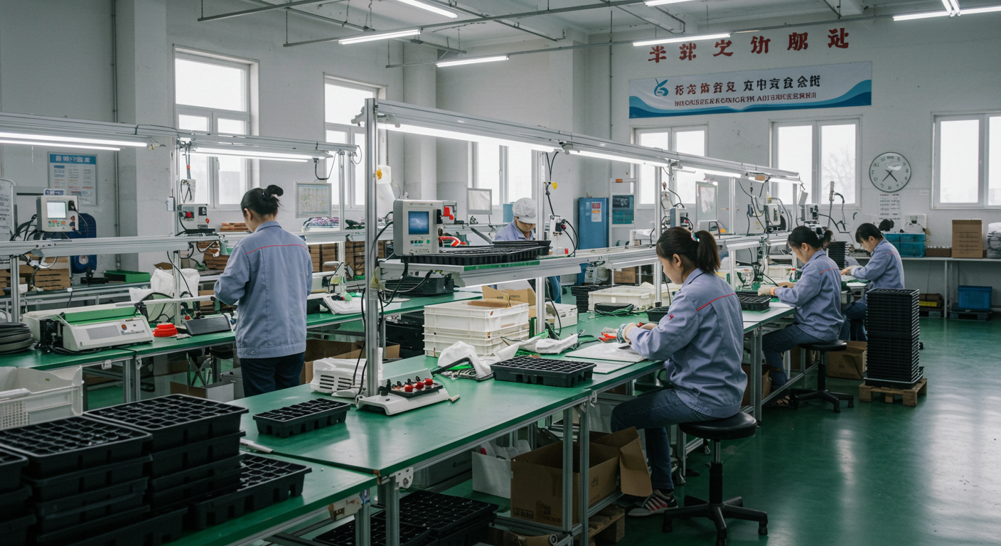 Склад с упаковкой садовых инструментов для экспорта из Китая