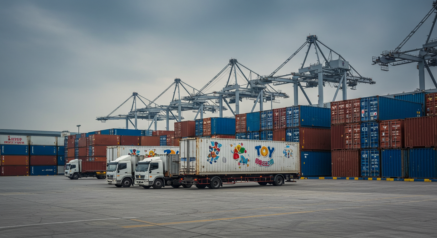 Современная торговая выставка игрушек, покупатели осматривают STEM-наборы и поп-иты