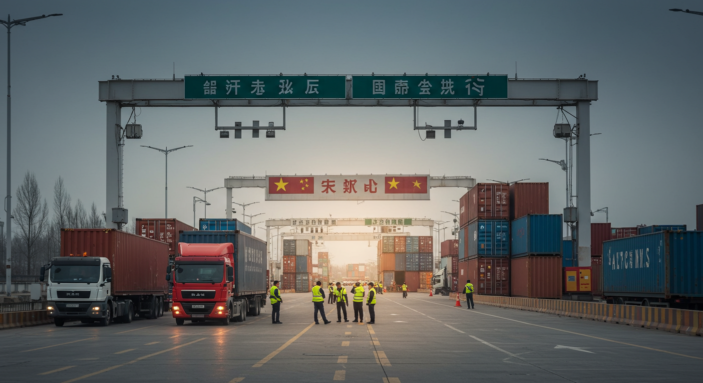 Современное производство с работниками и инспектором, проверяющим список