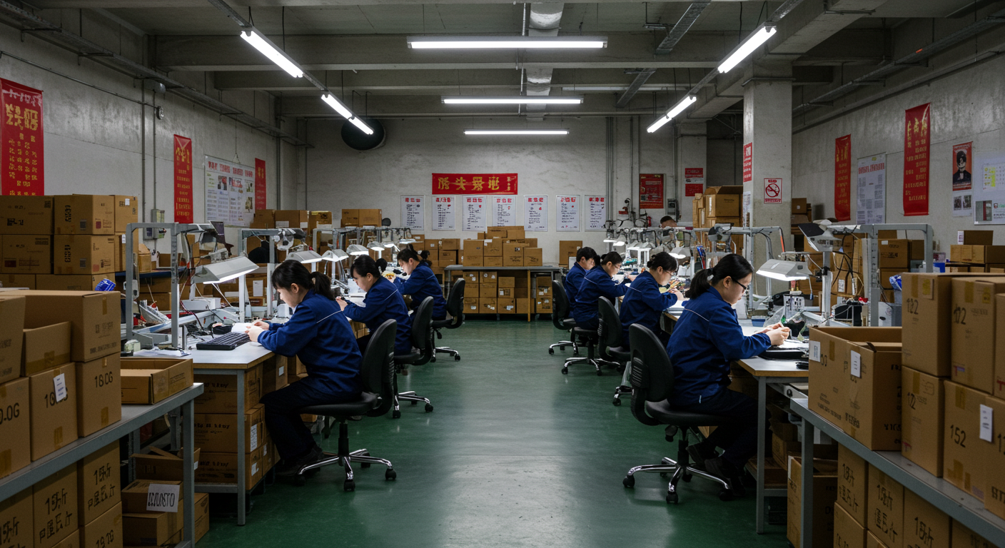 Современный шоурум бижутерии на рынке ТЯК с обсуждением между поставщиком и предпринимателем