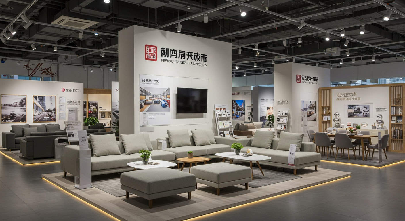 Современный бизнес-лаунж с китайской мебелью в немецком стиле и минималистичным декором