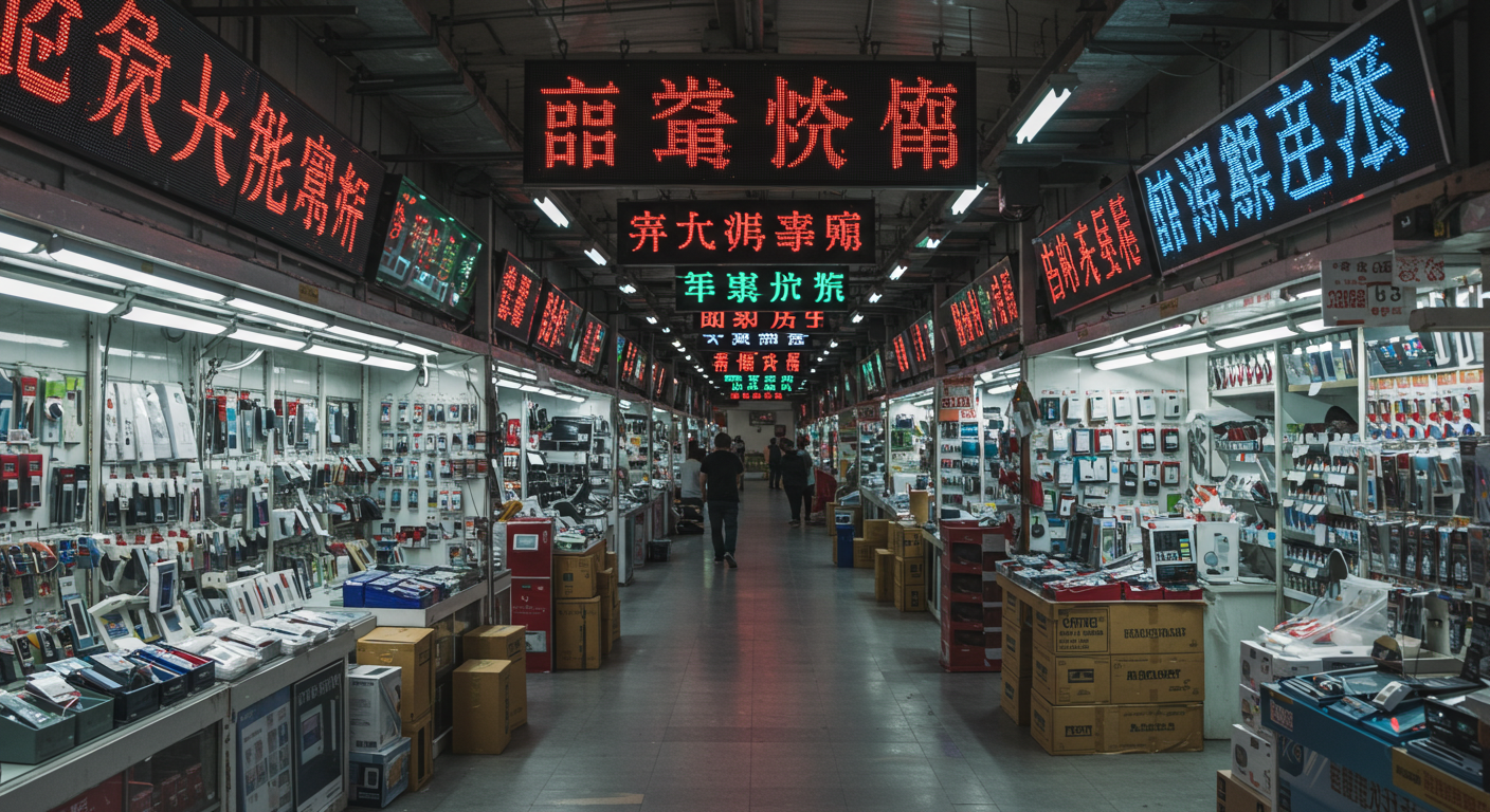 Современный горизонт Гонконга с традиционной китайской лодкой на фоне