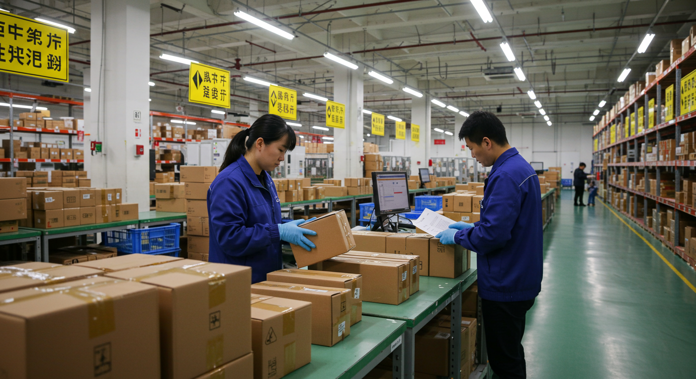 Современный грузовой хаб в Китае с дезинфекцией контейнеров