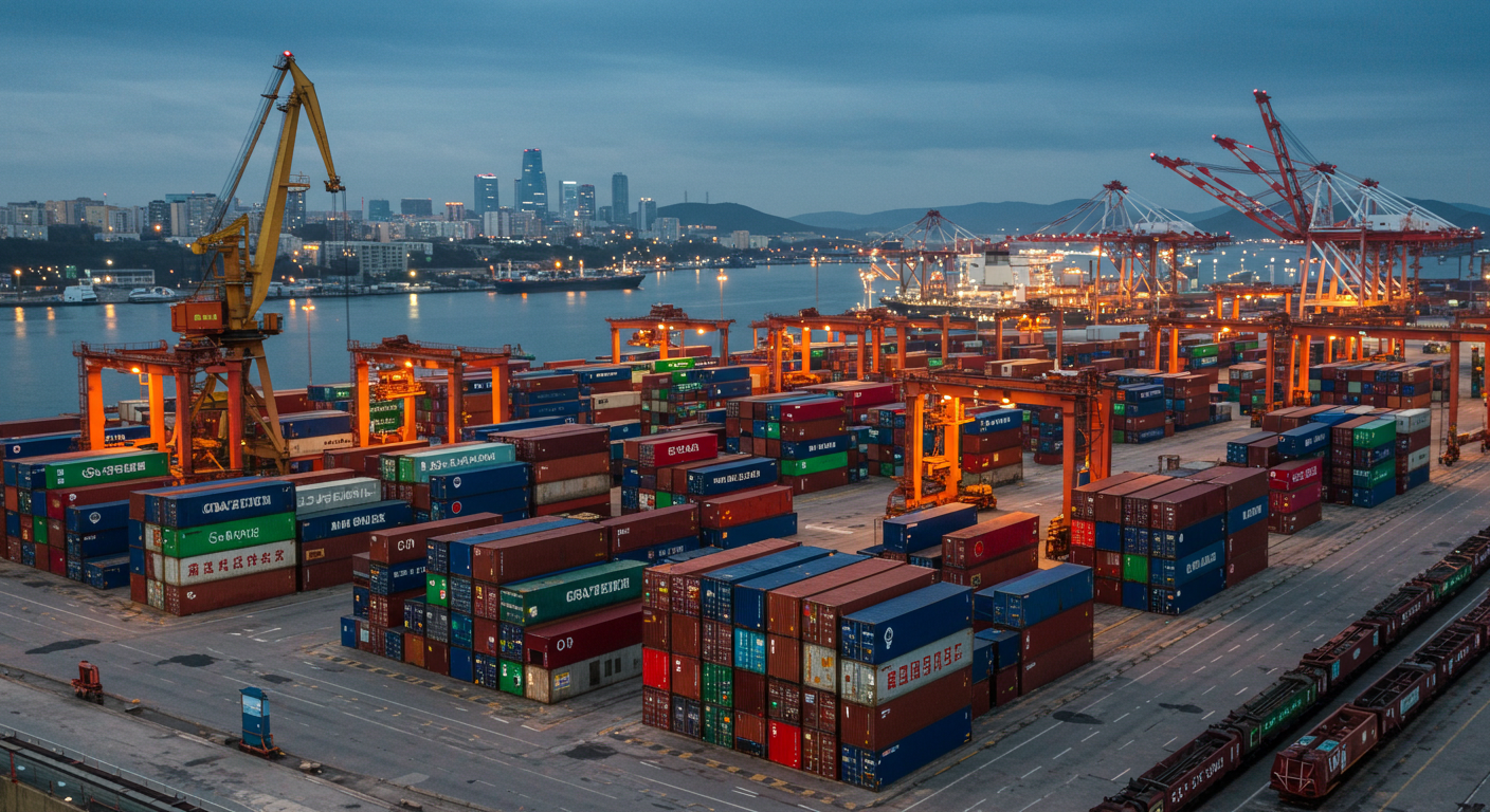 Современный логистический центр управления грузами из Китая с GPS-трекингом