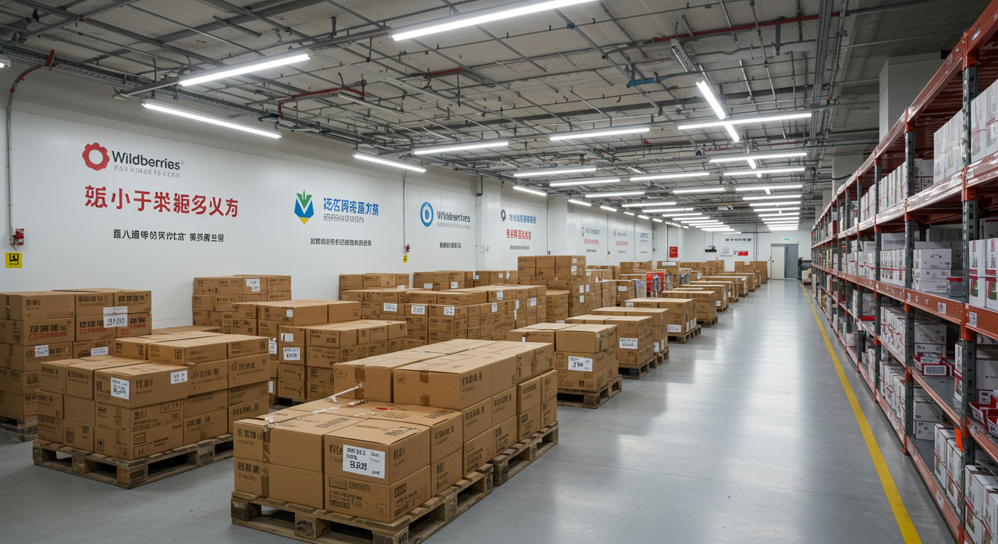 Современный офис экспорта с документами и картой маршрутов ЕАЭС