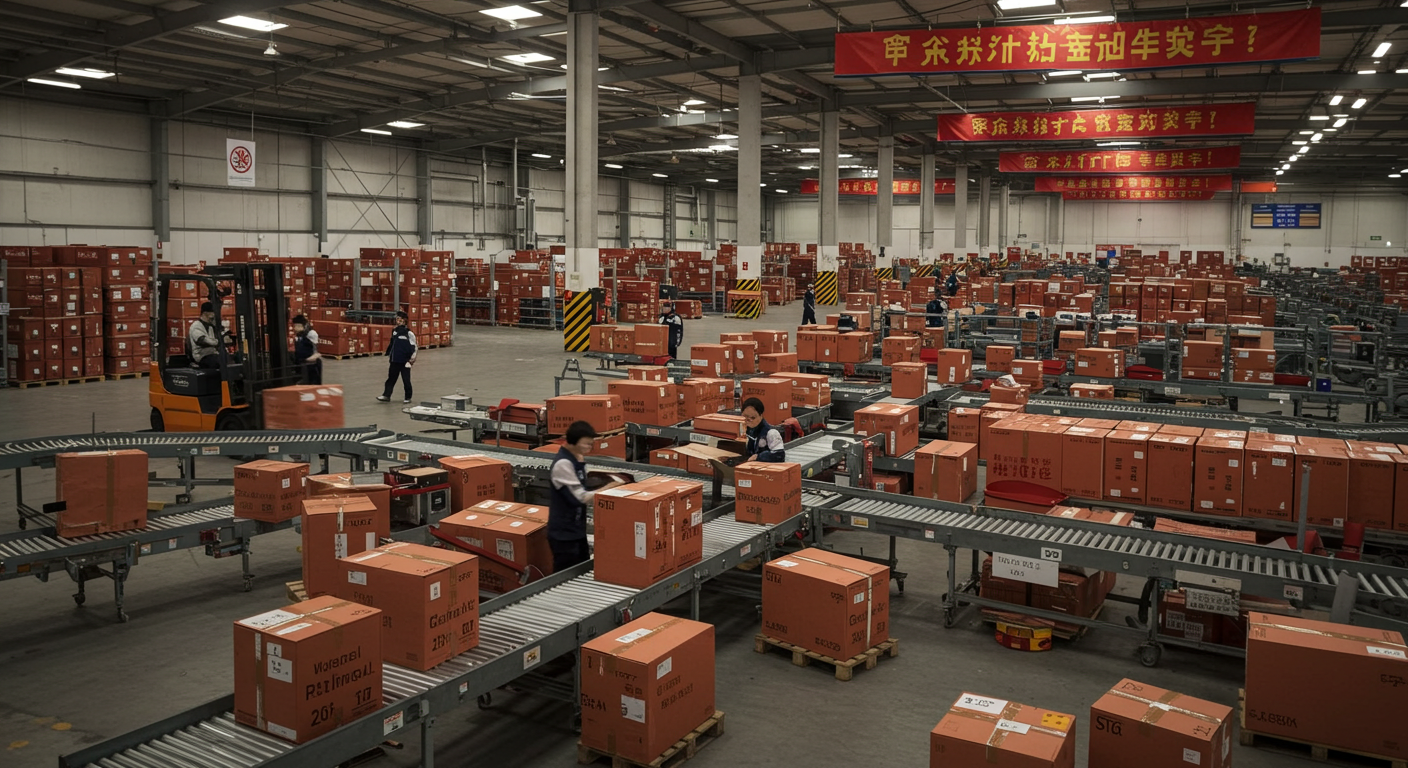 Современный офис логистики в Китае с отслеживанием грузов для России