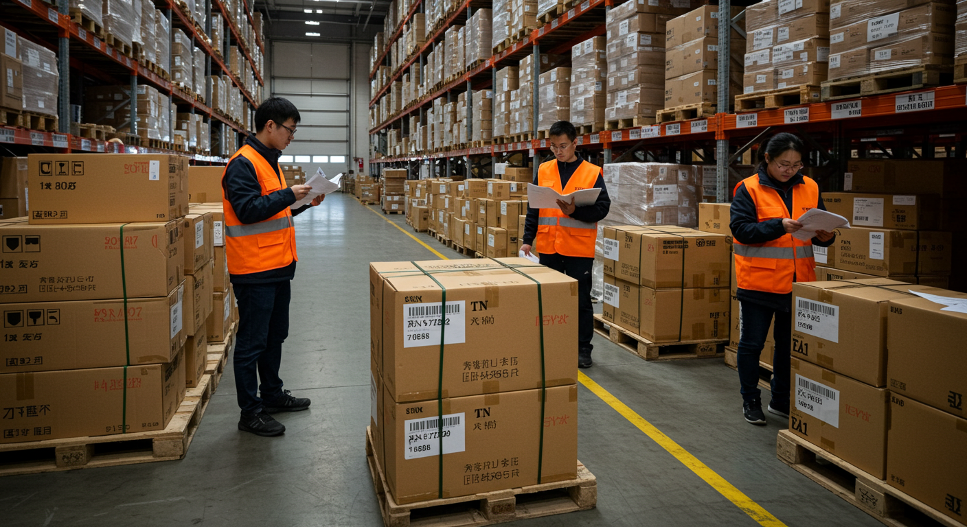 Современный офис таможенного брокера с документами на большом столе