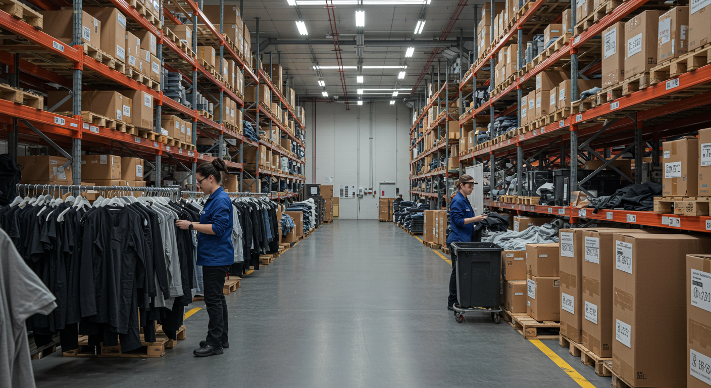 Современный оптовый рынок одежды Садовод с модными вещами