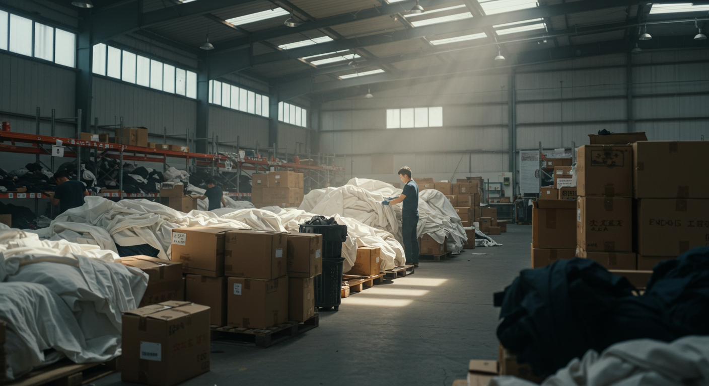 Современный оптовый рынок в Москве, разнообразные товары и покупатели