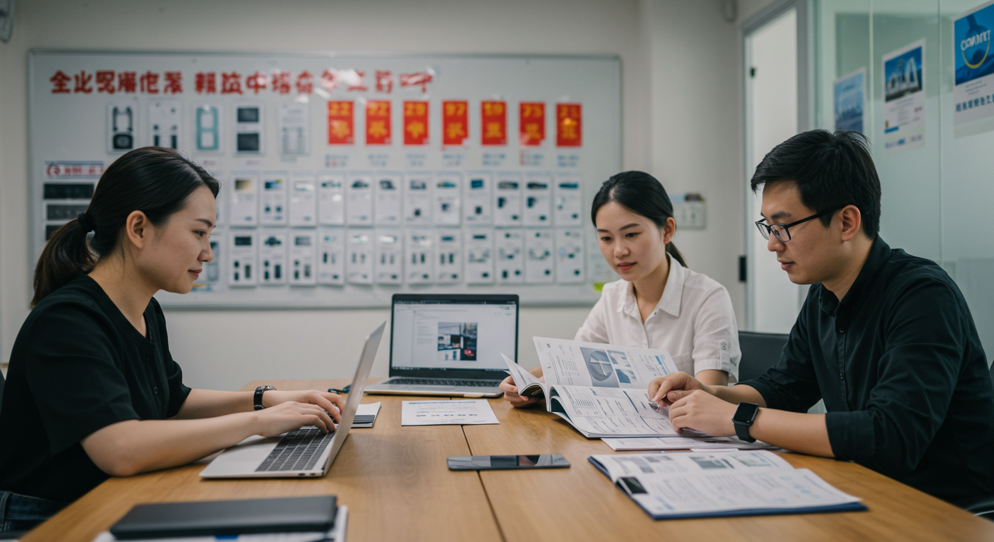 Современный рынок электроники в Шэньчжэне с гаджетами и покупателями